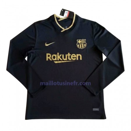 Maillot de Foot FC Barcelone Extérieur 2020-21 Manches Longues